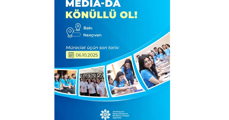 MEDİA könüllüləri proqramına qeydiyyat elan edildi