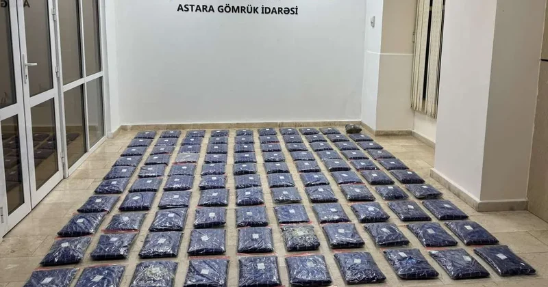 На границе в Астаре пресечена контрабанда почти 52 кг наркотиков из Ирана в Россию