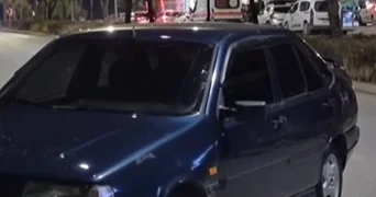 Polis yoxlamasında maraqlı hadisə Sürücü avtomobilini qoyub qaçdı VİDEO