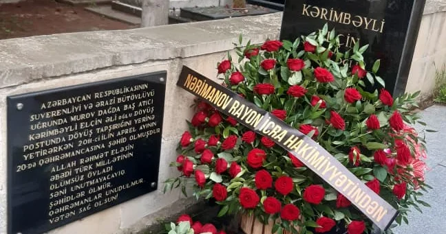 Şəhid Elçin Kərimbəylinin xatirəsi yad edilib