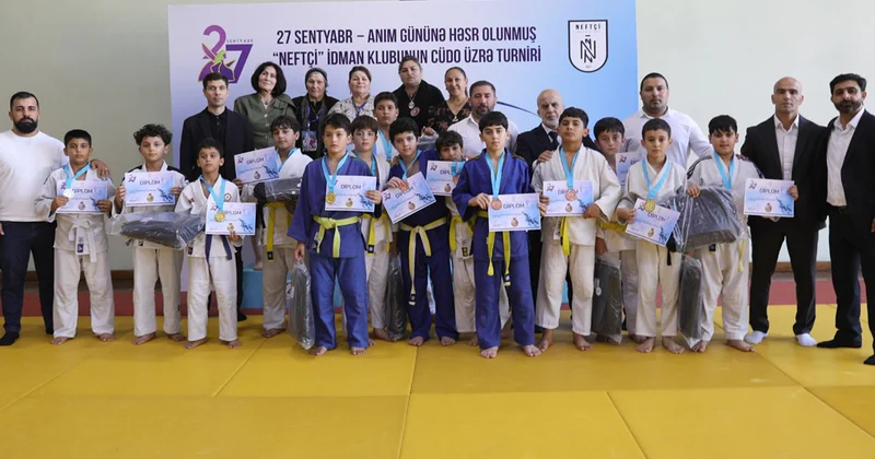 “Neftçi” İdman Klubu 27 Sentyabra həsr olunmuş cüdo turniri keçirib Fotolar