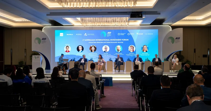 AIIF 2026 çərçivəsində “Kritik xammal və qlobal iqtisadi təhlükəsizlik” mövzusunda panel sessiya keçirilib