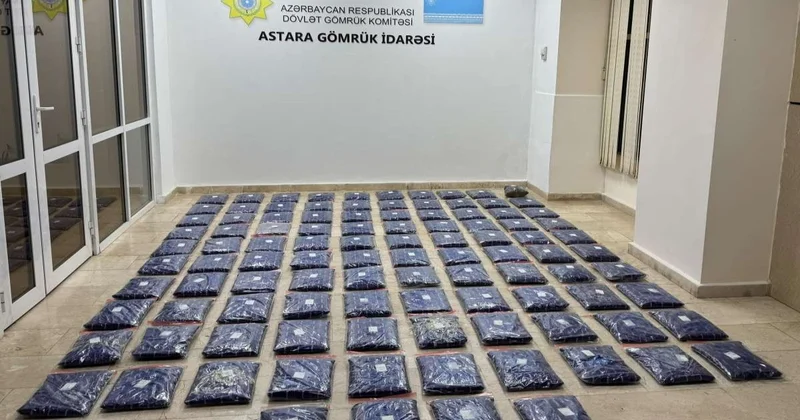 Şaftalı yükündə külli miqdarda narkotik vasitə aşkarlanıb VİDEO