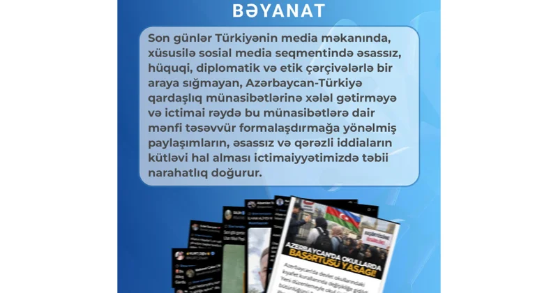 Media və Yayım Şurası BƏYANAT YAYDI