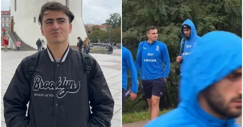 Litva Azərbaycan futbol matçı ərəfəsində nələr yaşanır? Kaunas şəhərində VİDEO