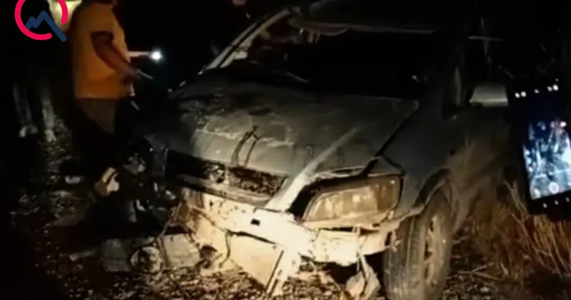 Siyəzəndə maşın aşdı Xəsarət alanlar var, biri uşaqdır
