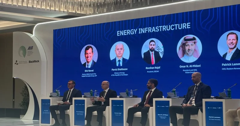 Energetika naziri AIIF 2026 da Azərbaycanın enerji infrastrukturu üzrə prioritetlərindən danışıb