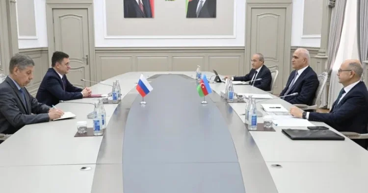 Şahin Mustafayev rus həmkarı ilə görüşdü