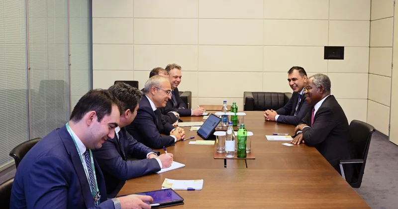 İqtisadiyyat naziri “Global Infrastructure Partners” şirkətinin rəhbəri ilə görüşüb