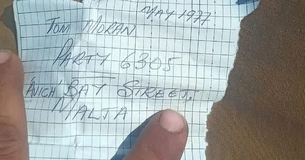 49 il sonra mesajı üzə çıxdı