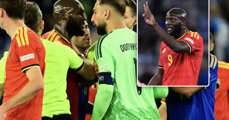 Lukaku ilə Donnarumma arasında qalmaqal Şəkillər