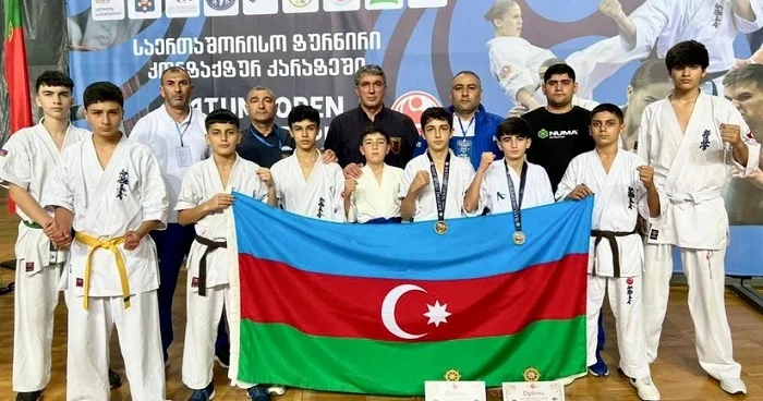 Azərbaycan karateçiləri Gürcüstanda qalib oldular