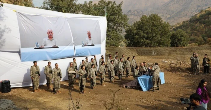 PKK Türkiyədən tam çıxdı FOTOLAR