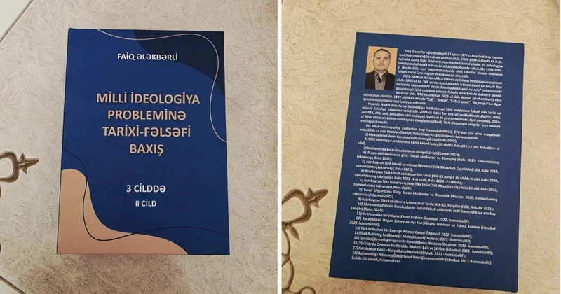 Faiq Ələkbərlinin çox cildli “Milli ideologiya probleminə tarixi fəlsəfi baxış” kitabının II cildi yenidən nəşr olunub