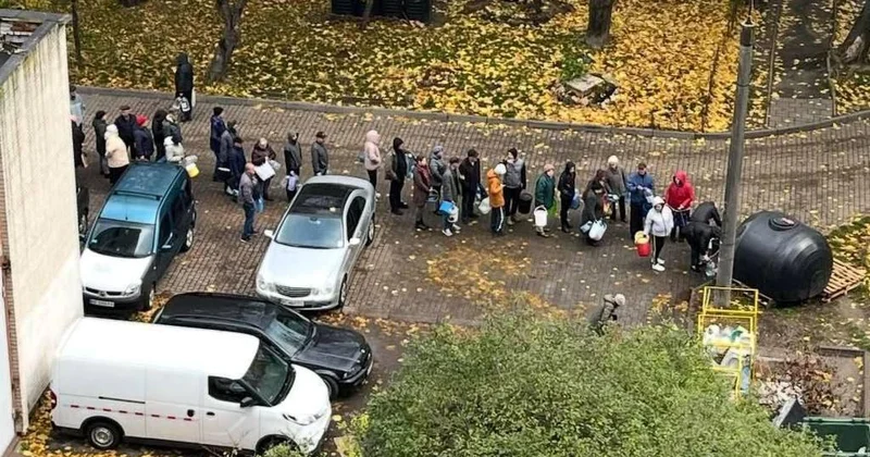 Lvovda 50 min sakin 4 cü gündür ki, susuz qalıb VİDEO