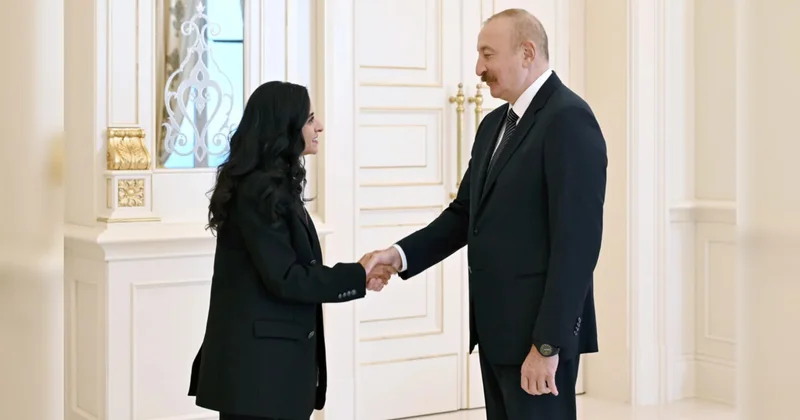 Prezidentin Şeyxa Əl Nuveysi ilə görüşündən VİDEOÇARX