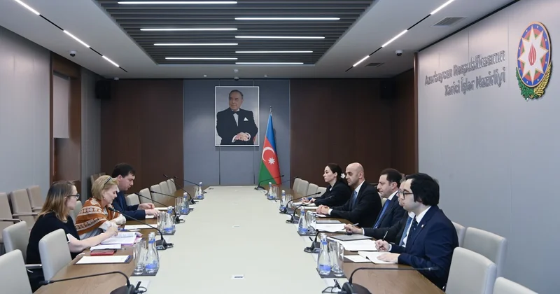 Xarici işlər nazirinin müavini UNESCO nun Baş direktorunun müavini ilə görüşüb