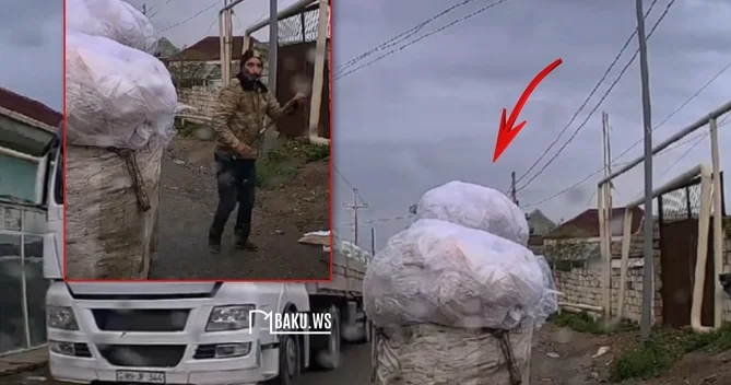 Arabasıyla yolu bağlayıb, sürücüləri dəmirlə hədələyən şəxs saxlanıldı