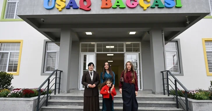 В селе Гёйляр Шамахинского района сдан в эксплуатацию ясли детский сад
