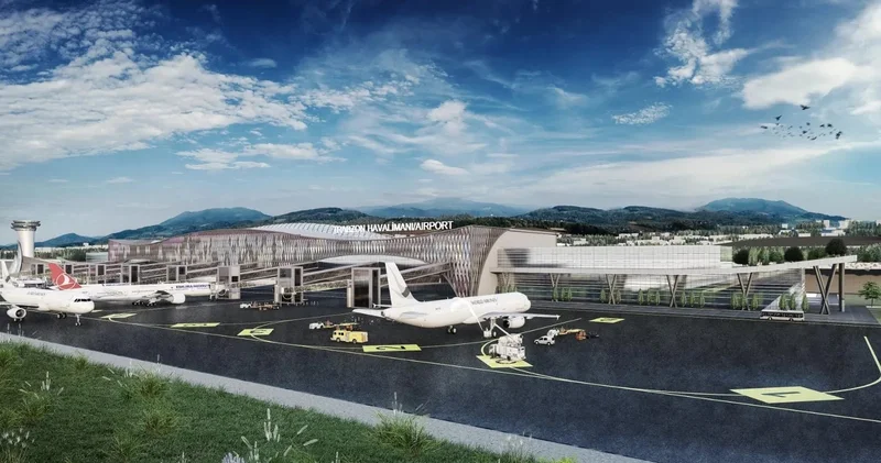 Trabzon yeni hava limanı layihəsində tikinti işlərinə başlanılıb