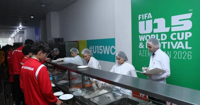 АПБА контролирует питание участников Кубка мира и Фестиваля FIFA U 15 в Баку