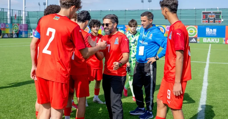 Ровшан Наджаф и Джанни Инфантино посмотрели матчи FIFA U 15