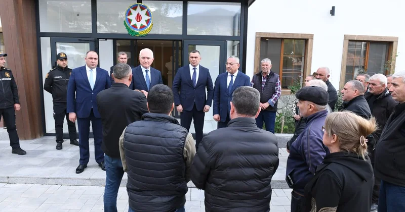 Keçmiş köçkünlər Laçında qəbul edildi FOTOLAR