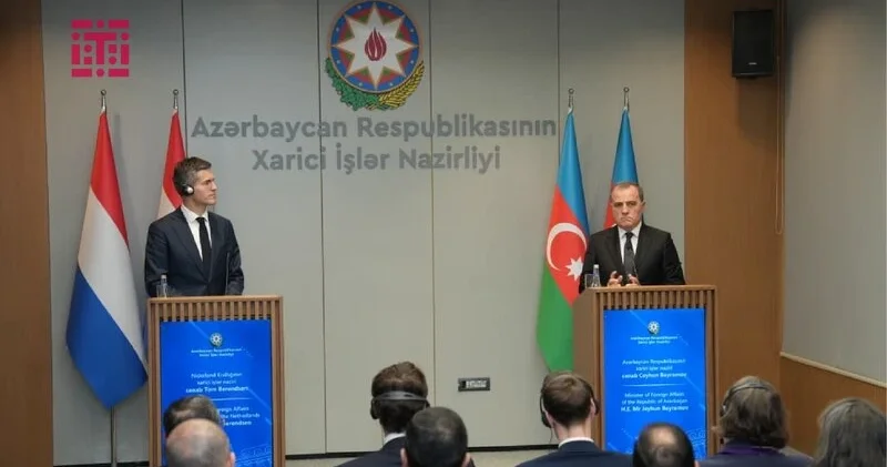 Ceyhun Bayramov sülh gündəliyini Niderlandla müzakirə etdi