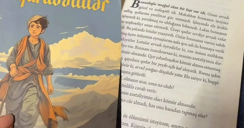 Uşaq kitabındakı ifadələr qalmaqal yaratdı (Video)