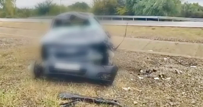 Ucarda ard arda iki “Chevrolet” qəzaya düşdü VİDEO