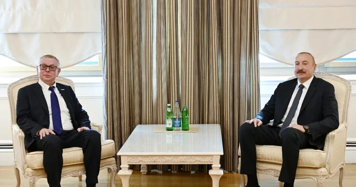 Президент Азербайджана принял представителя Управления ООН по борьбе с терроризмом