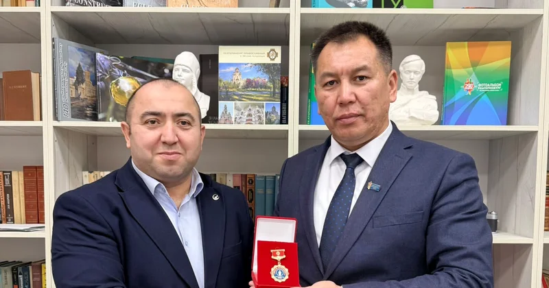 Aqil Ələsgər Bişkekdə medalla təltif olundu