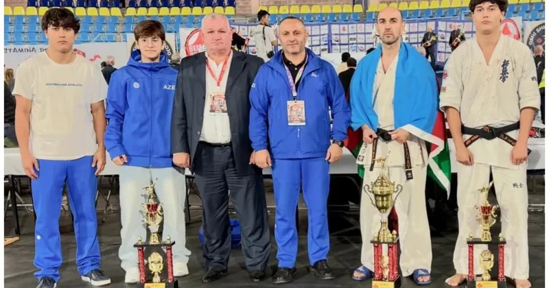 Karateçilərimiz Belçikada keçirilən Avropa çempionatında üç medal qazanıblar