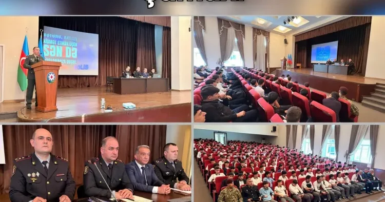 Gələcəyin kursantları ilə görüşlər davam etdirilir FOTO