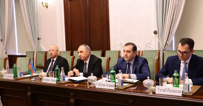Kamran Əliyev Qırğızıstan Baş prokurorunun birinci müavini ilə görüşdü FOTOLAR
