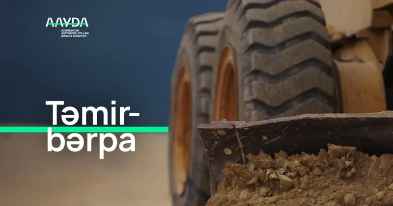 На дороге Хёкмели Гобу Гюздек проводятся ремонтные работы
