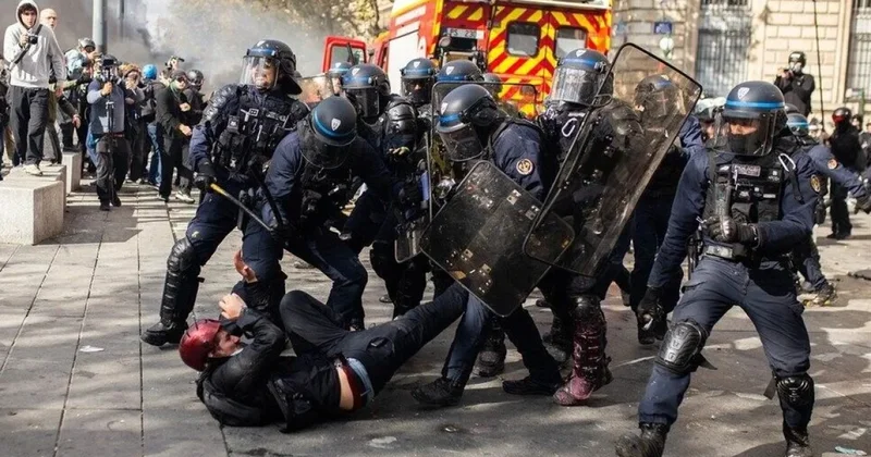 Протесты во Франции: число задержанных превысило 1400