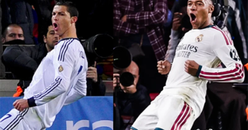 Mbappe “El Klasiko”da qol vurdu, Ronaldo kimi sevindi Fotolar