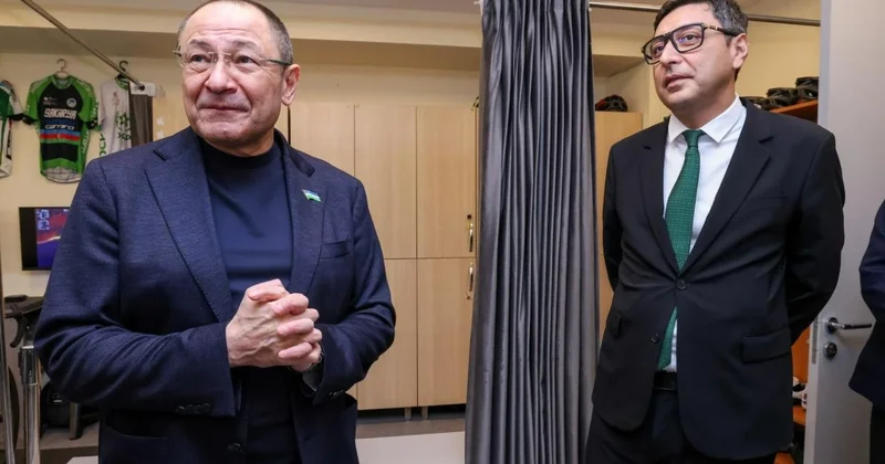Azərbaycan və Özbəkistanın idman nazirləri Respublika Velotrekində olublar FOTO