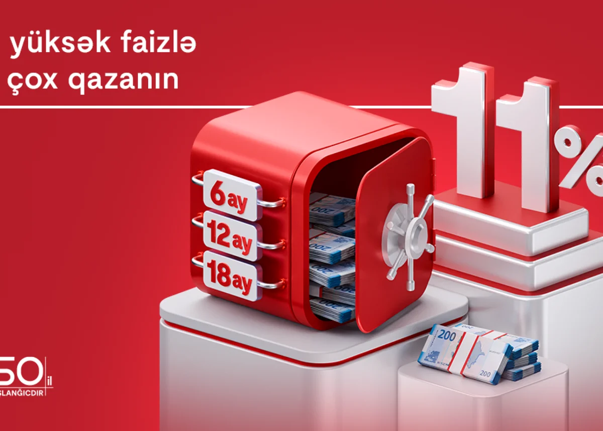 Yeni ilə yüksək gəlirlə: Kapital Bank depozit faizlərini 11%ə qaldırdı