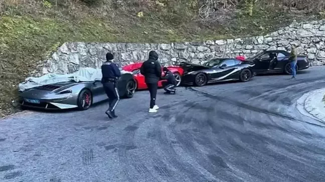 Bentleylə Ferrari toqquşdu Dünyanın ən bahalı qəzası... FOTO