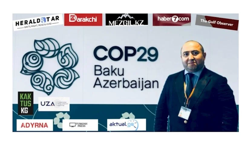 Aqil Ələsgər 8 ölkənin mediasına COP29 barədə danışdı FOTOLAR