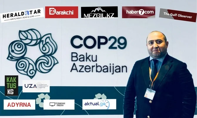 Aqil Ələsgər səkkiz ölkənin mediasına COP29 barədə danışdı Xəbər saytı Son xəbərlər və Hadisələr