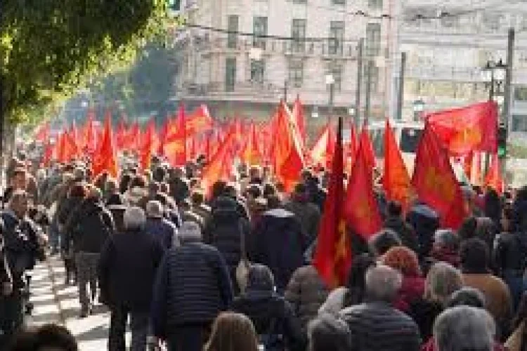 Afinada NATO baş katibinin Yunanıstana səfərinə etiraz mitinqi keçirilib