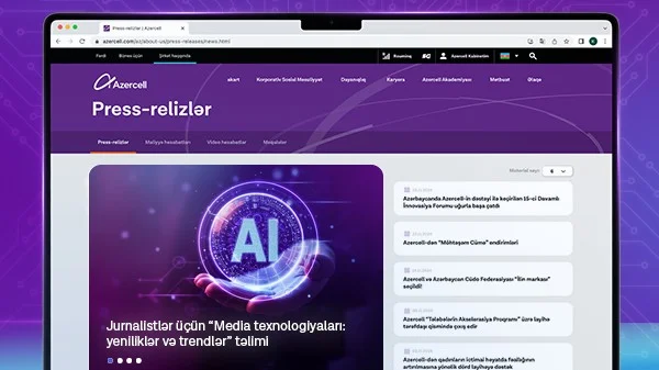 Azercell media nümayəndələri üçün təlim təşkil edəcək