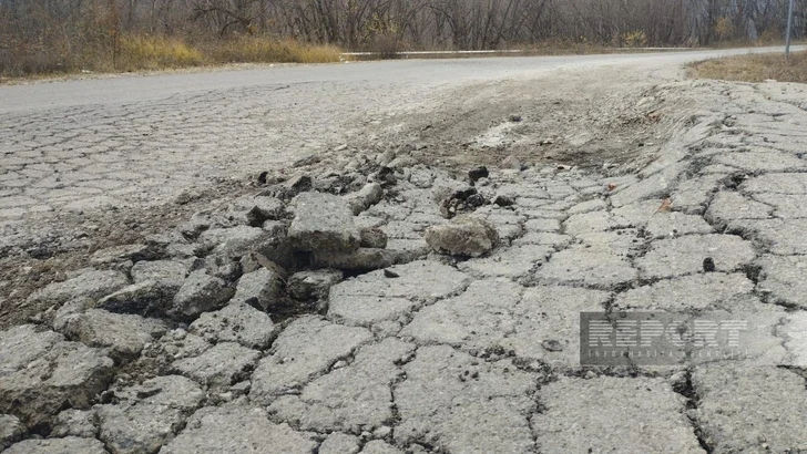 В Шамахы в результате оползня просела автодорога Новости Азербайджана