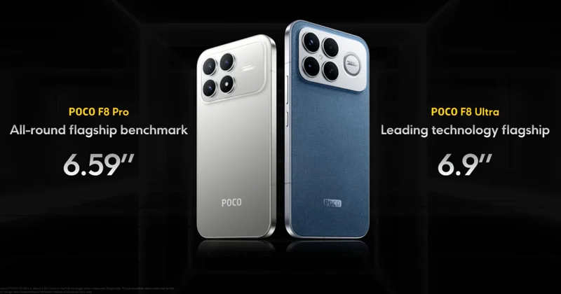 Представлены мощные и бюджетные флагманы серии Poco F8