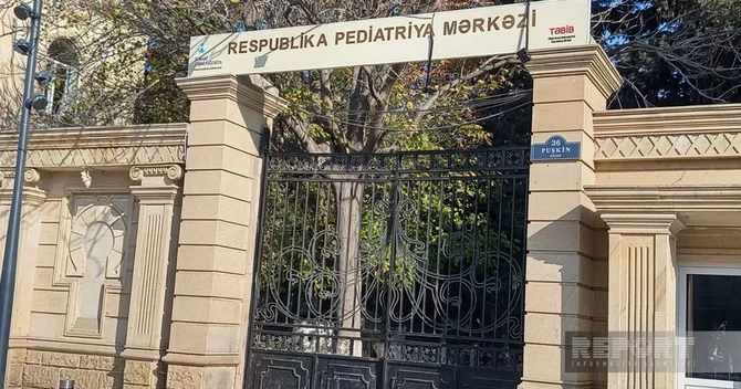 Bakı Dəmir Yolu Xəstəxanası Respublika Pediatriya Mərkəzi kimi fəaliyyət göstərir RƏSMİ