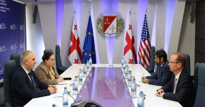 ABŞ diplomatı Gürcüstanın maliyyə naziri ilə TRIPP layihəsini müzakirə edib