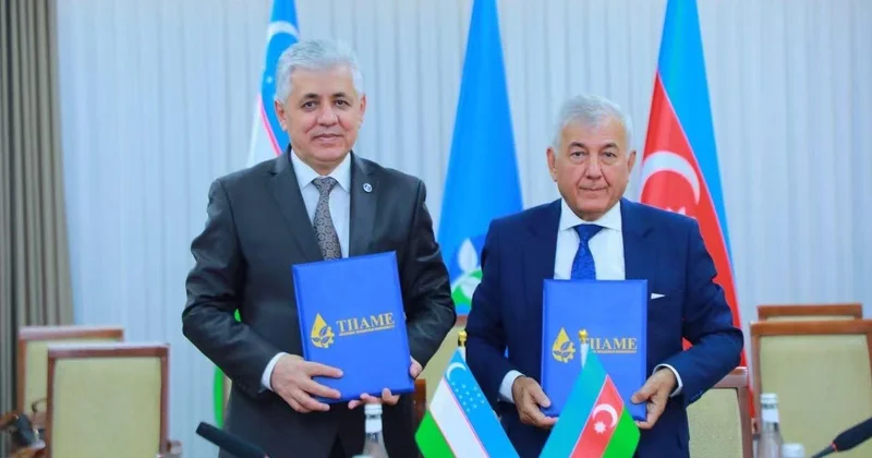 Daşkənddə BMU ilə TIIAME arasında memorandum imzalanıb FOTO